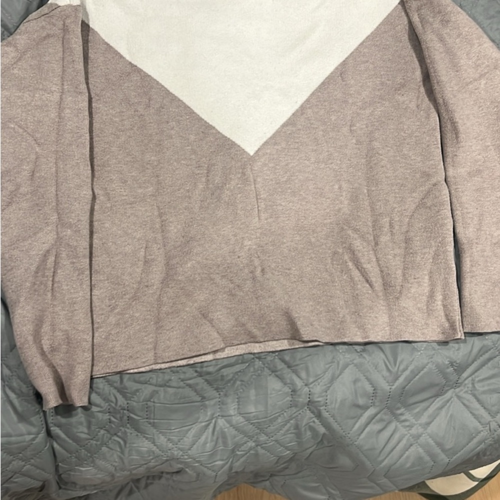 Two-Tone Sweater